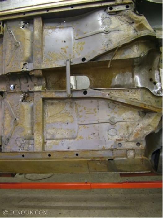 holes in the front floor pans